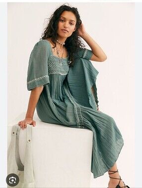 FREE PEOPLE I'm The One Peasant Dress
